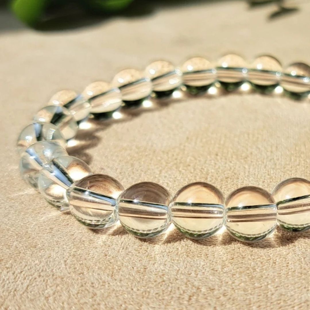 CRYSTAL / SPHATIK – DIAMOND CUT BRACELET