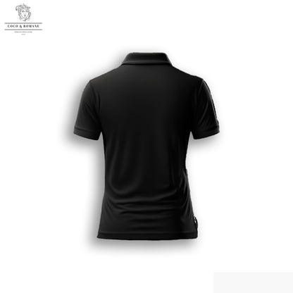 Customised Name Limited Edition Polo T-Shirt (Black/White)