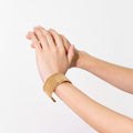 Anti-Tarnish Golden Mesh Cuff Bracelet