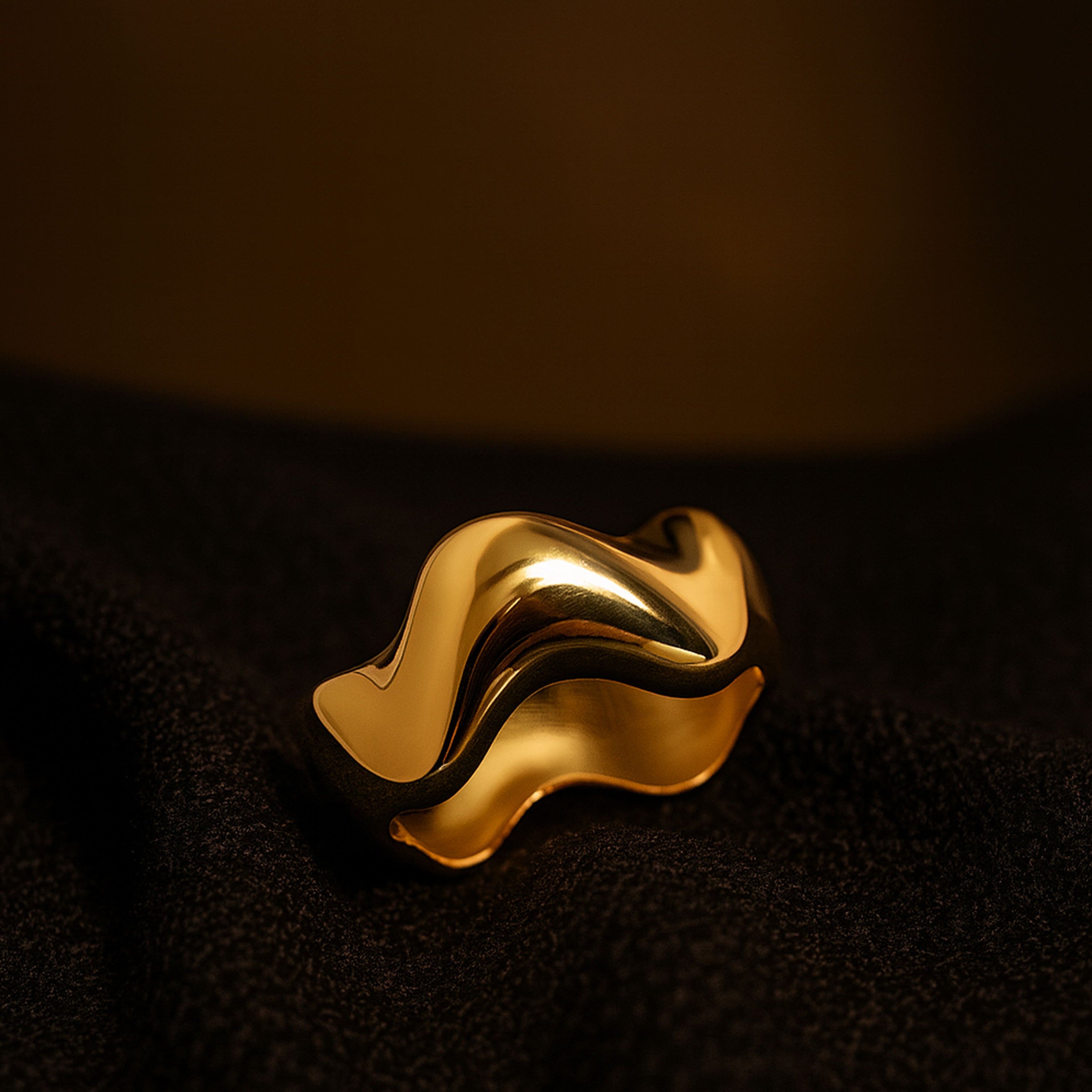 Anti-Tarnish Gold Solid Cuff Bracelet