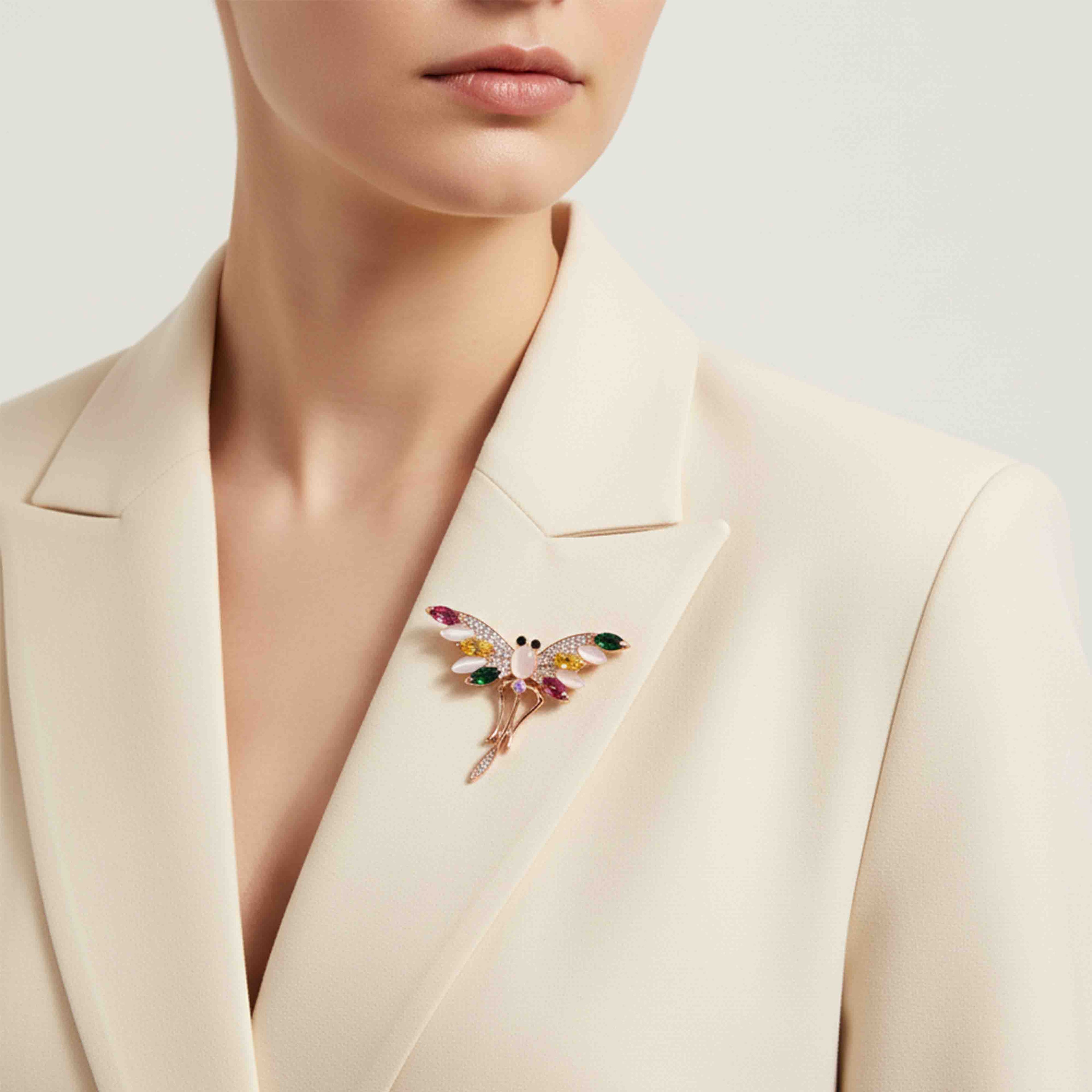 Celestial Wing Brooch