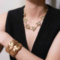 Aurelia Pearl Geometry Necklace