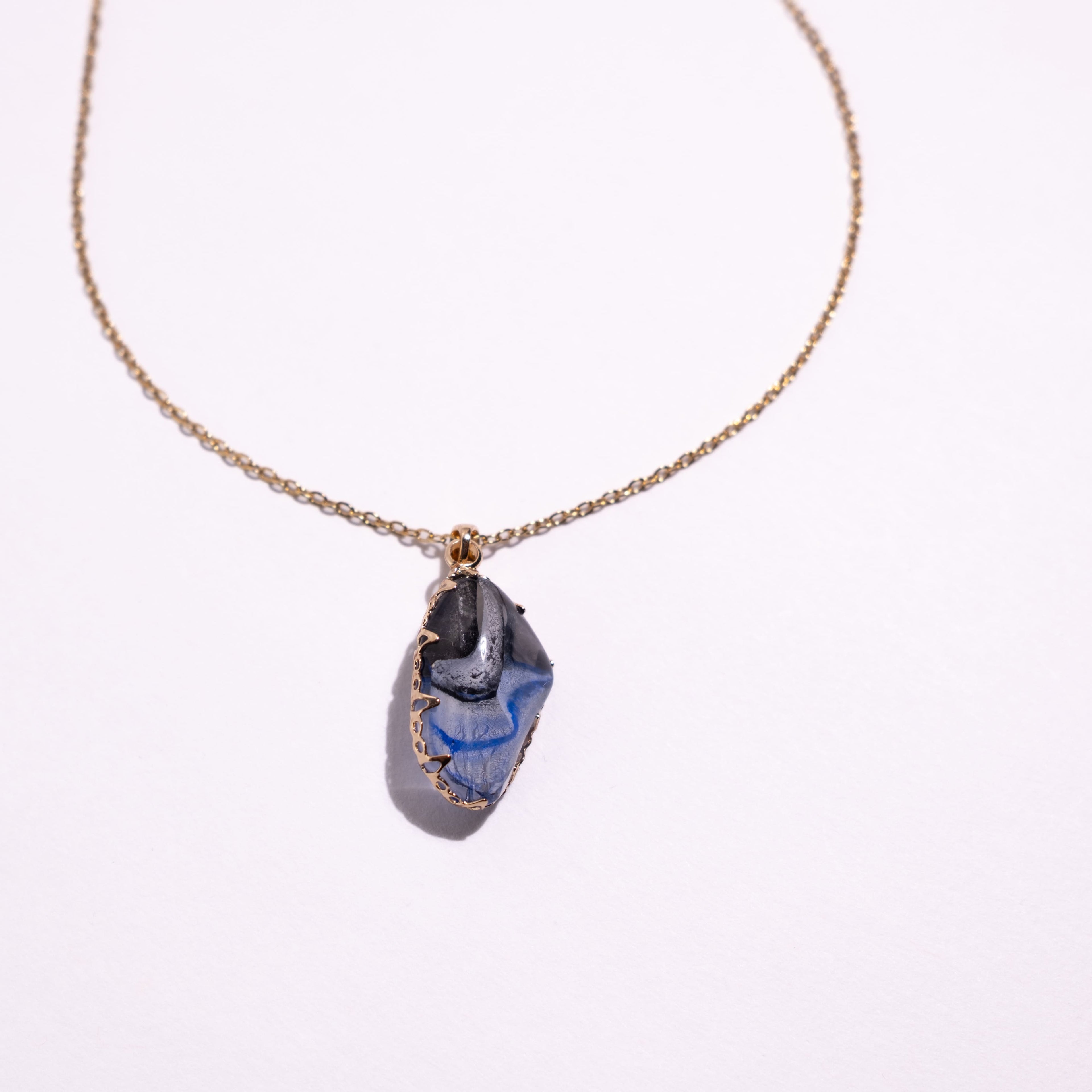 Cosmic Drift Necklace Resin