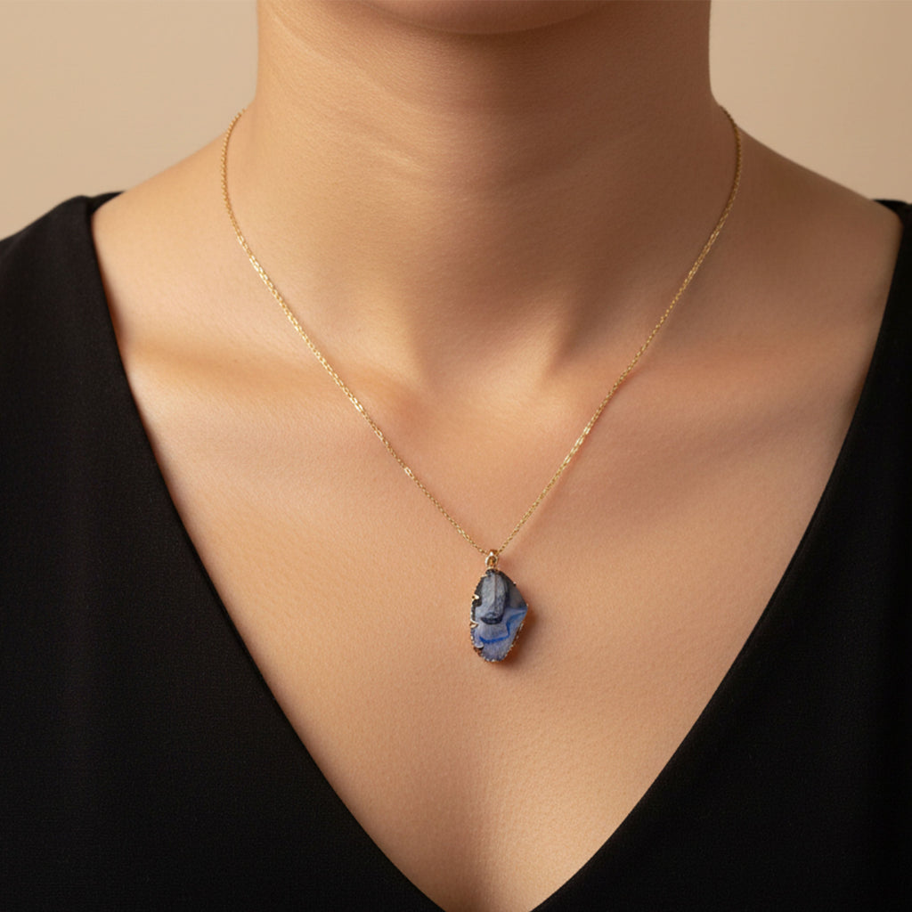 Cosmic Drift Necklace Resin