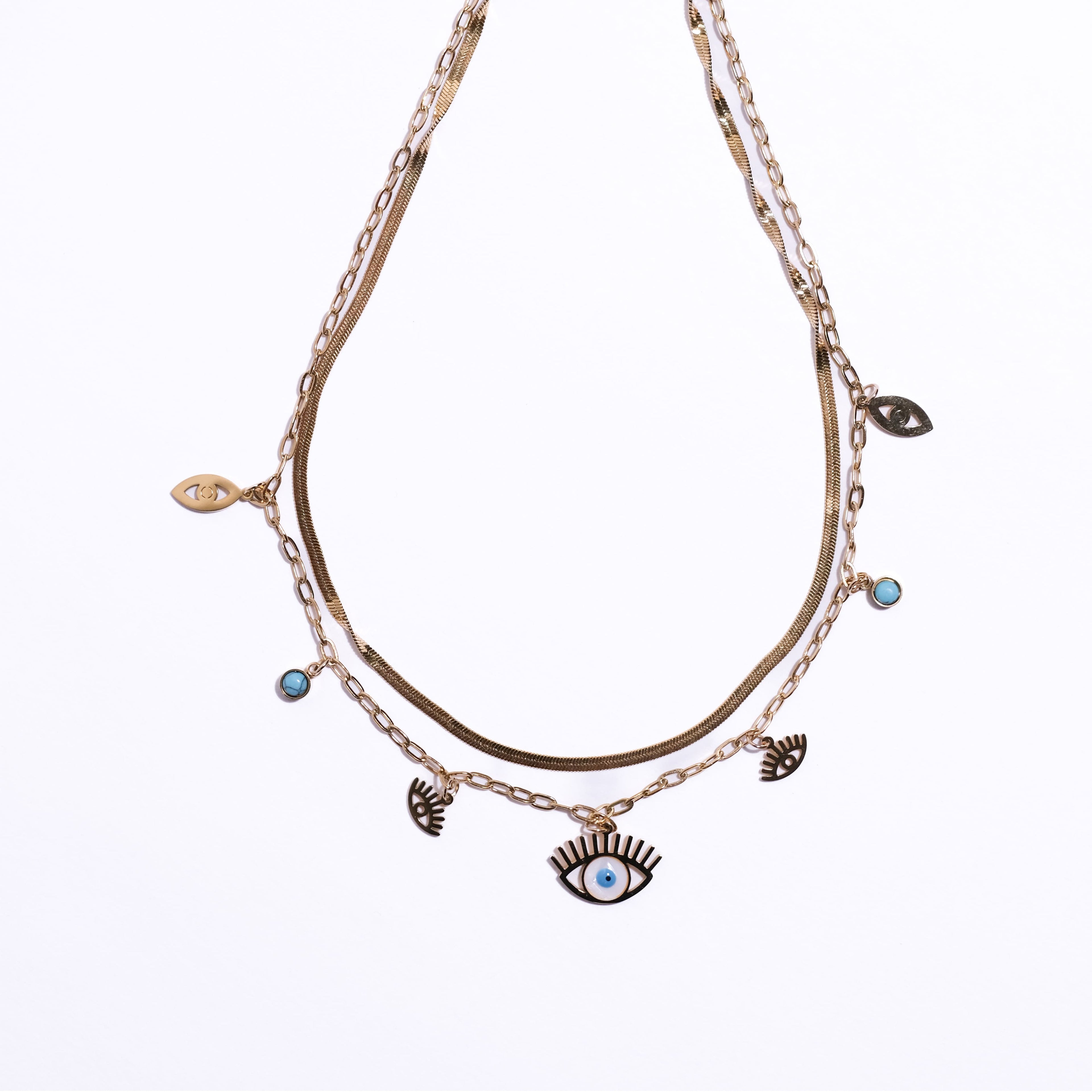 Evil Eye Coco Charm Necklace