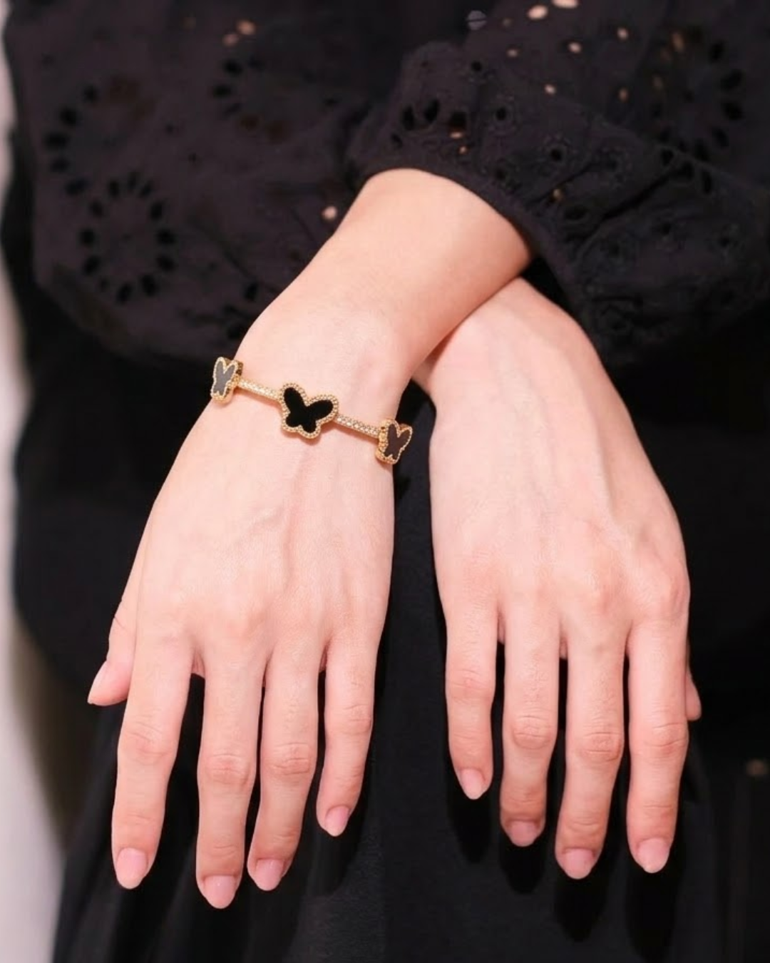 Golden Butterfly Cuff