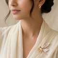 Mother-of-Pearl Dragonfly Brooch