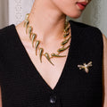 Golden Teardrop Necklace