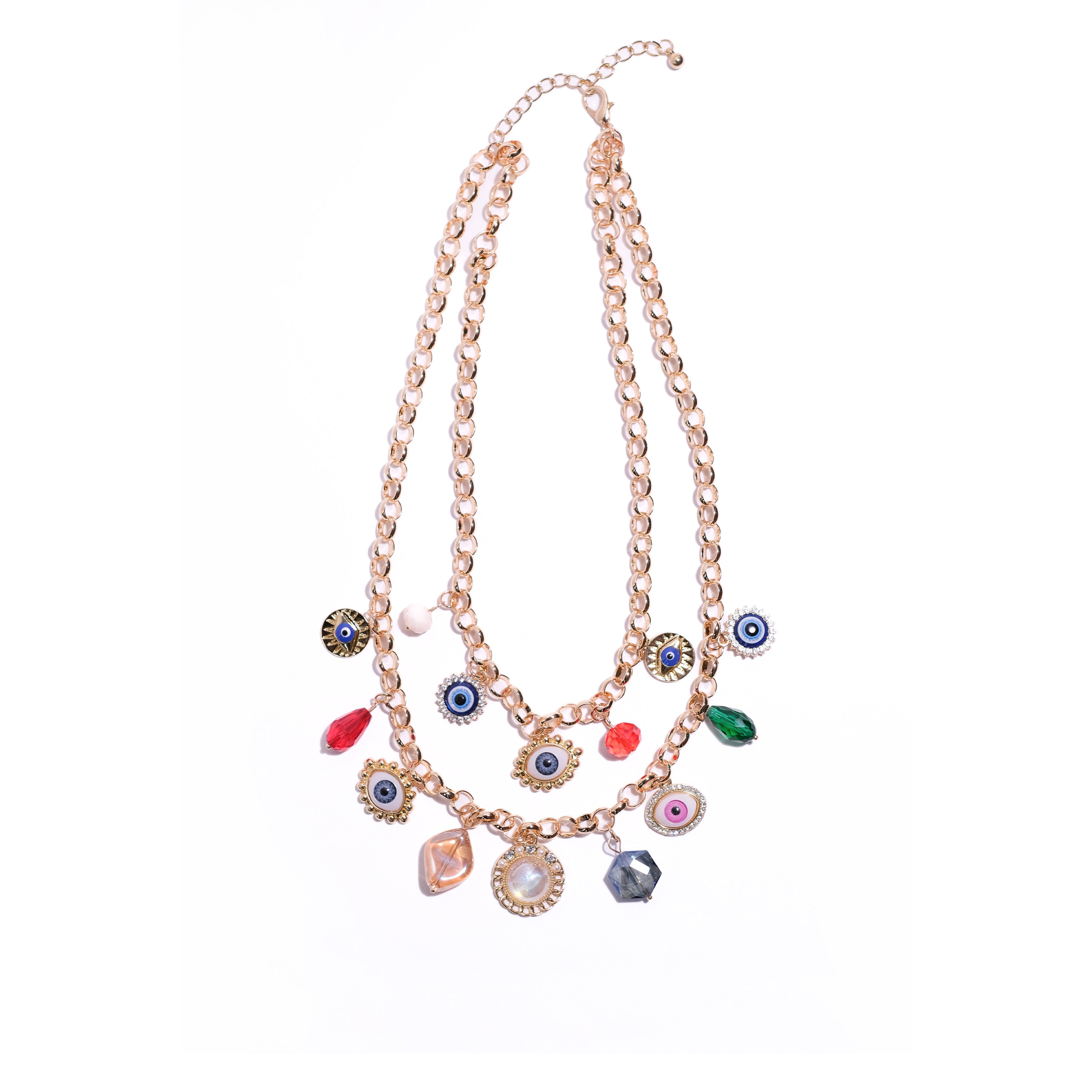 Luna Nazar Charm Necklace
