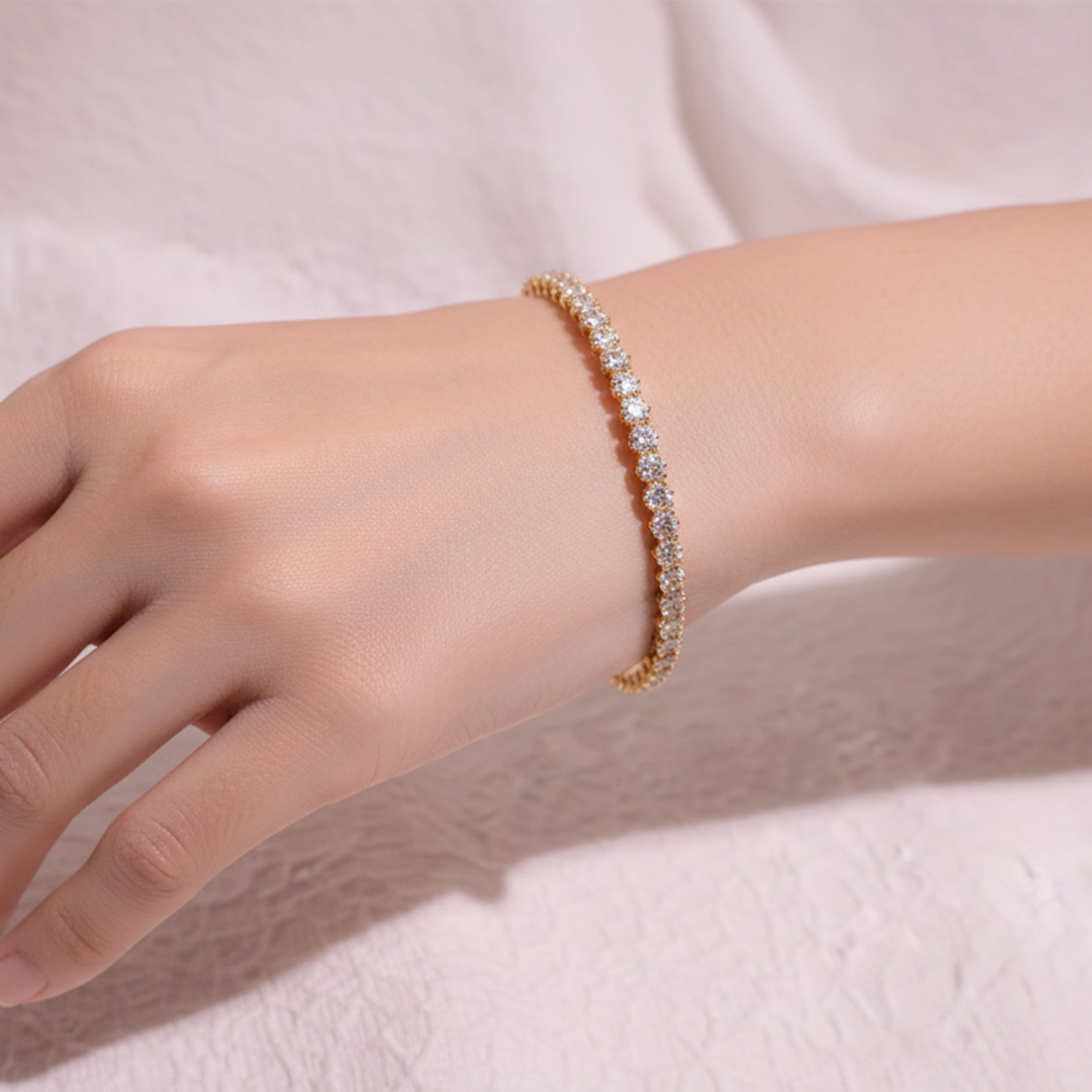 Minimal Golden Bracelet