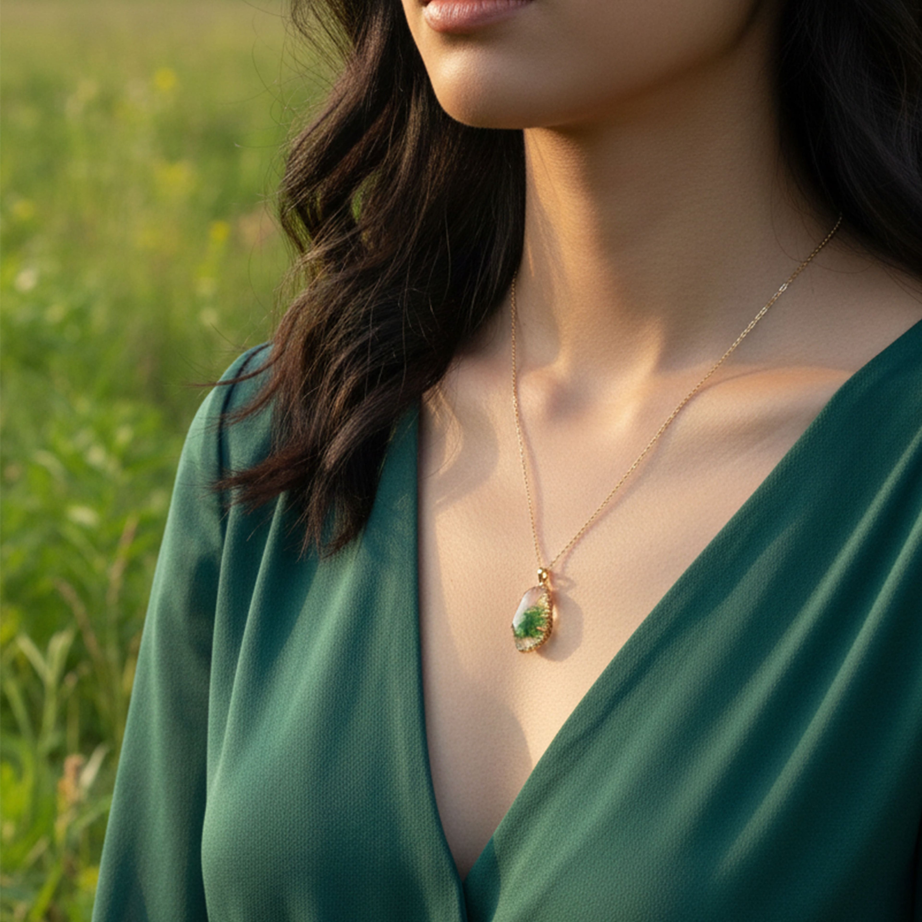Nebula Resin Necklace