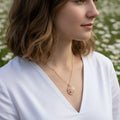 Resin Pink Daisy Necklace