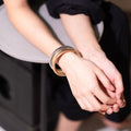 Silver and Gold Wrap Bracelet