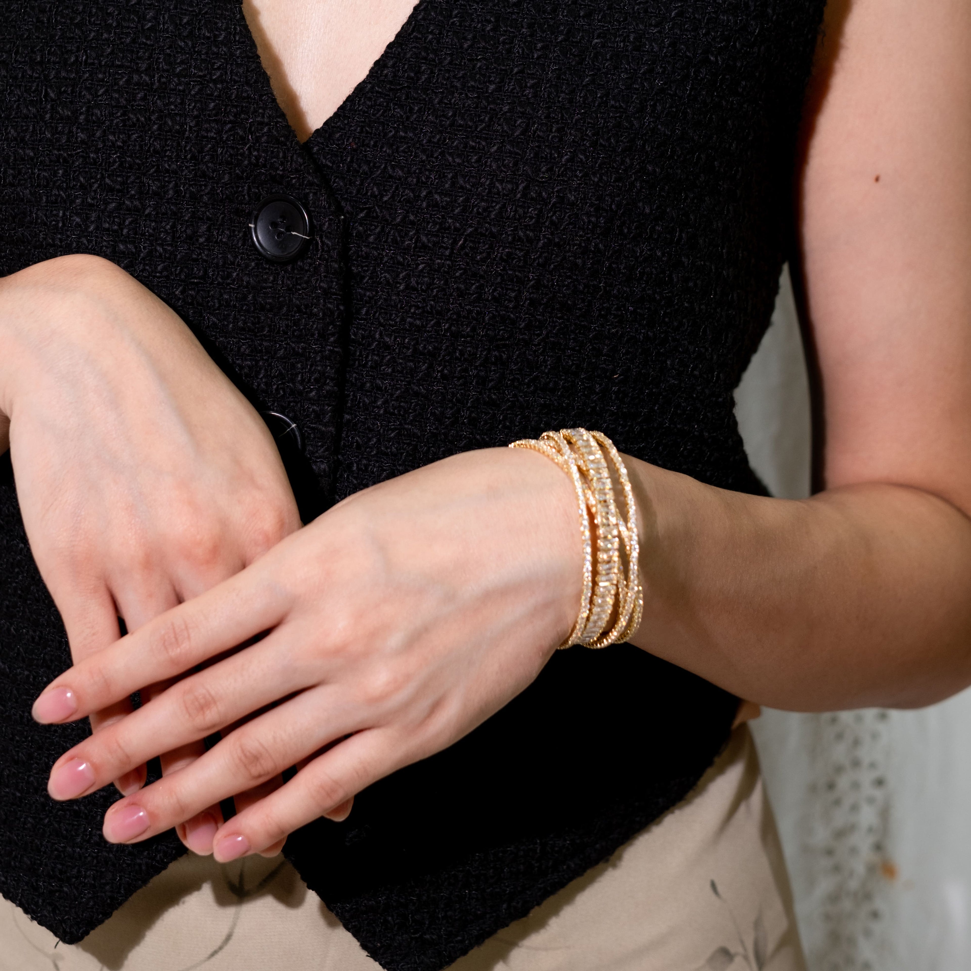 Starlight Rows Bangle