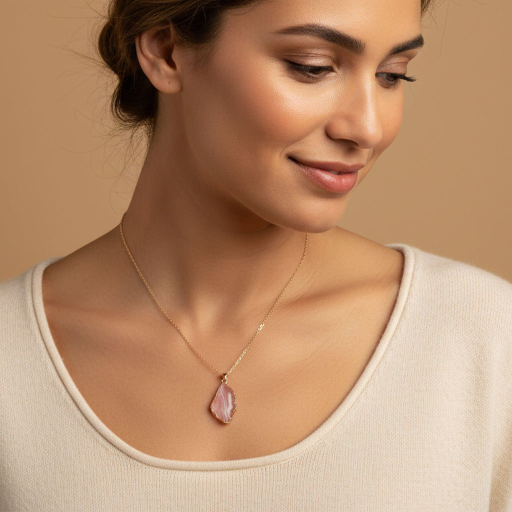 Sunset Haze Necklace Resin