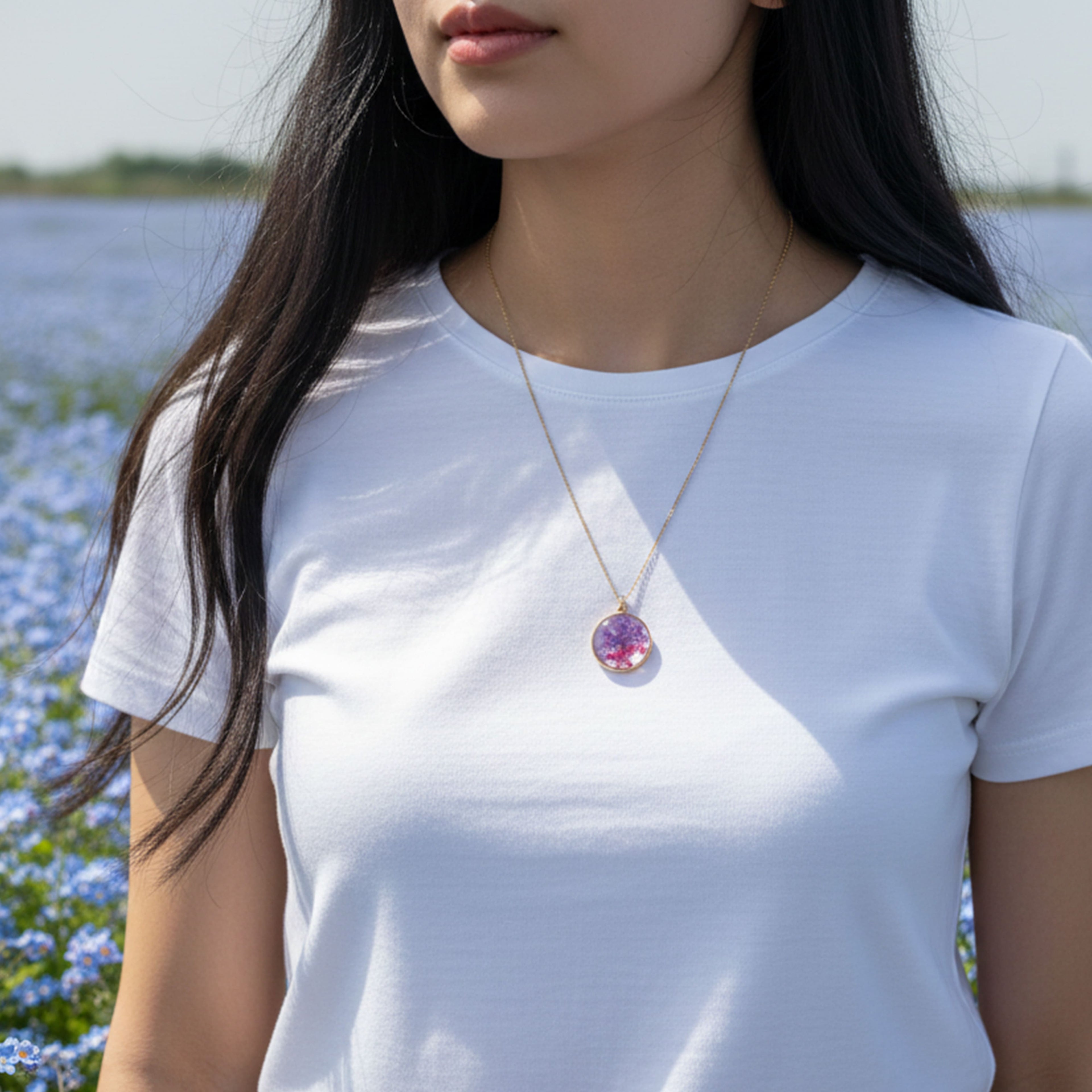 Wildflower Necklace Resin