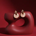 Beige Resin Earring