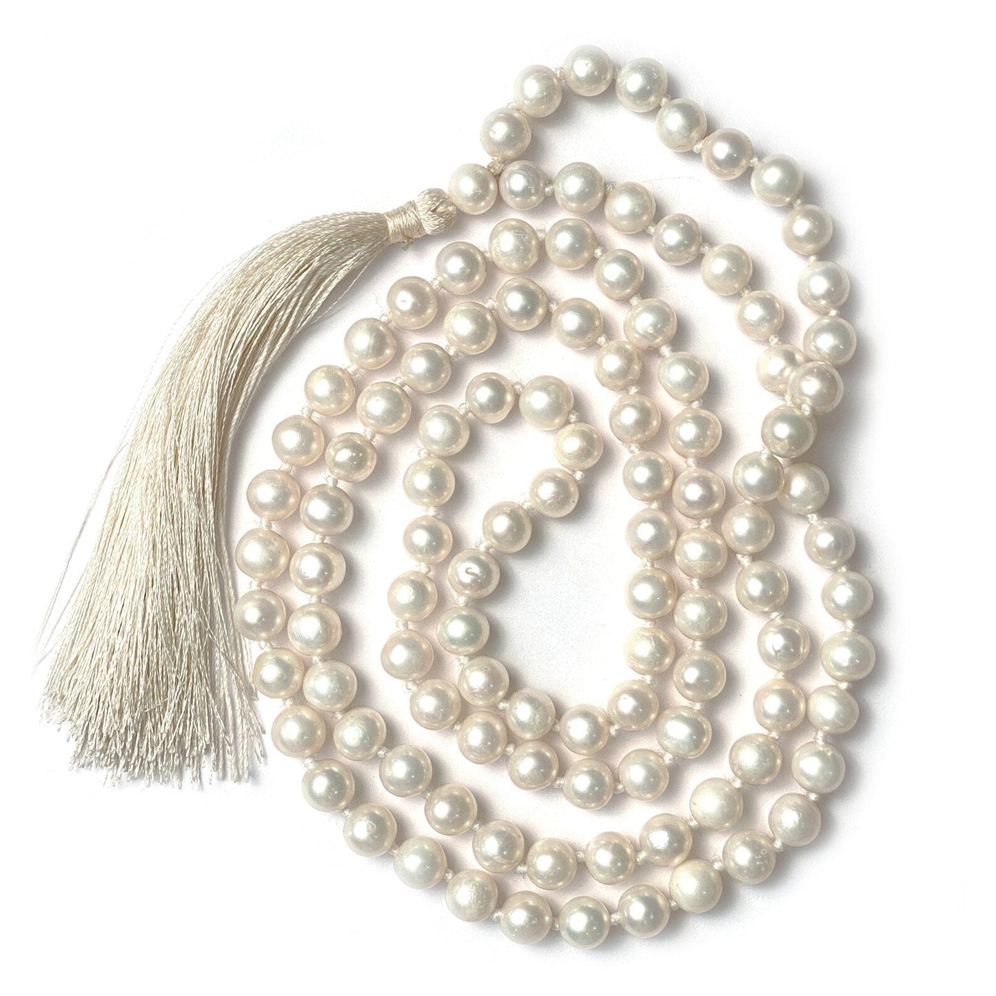 WHITE PEARL MALA