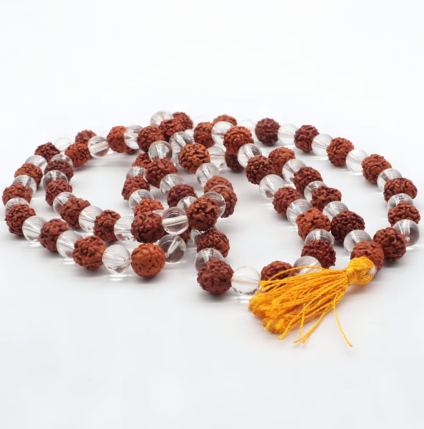 RUDRAKSHA CRYSTAL MALA