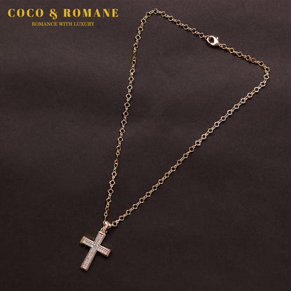 22KT GOLD CROSS PENDANT