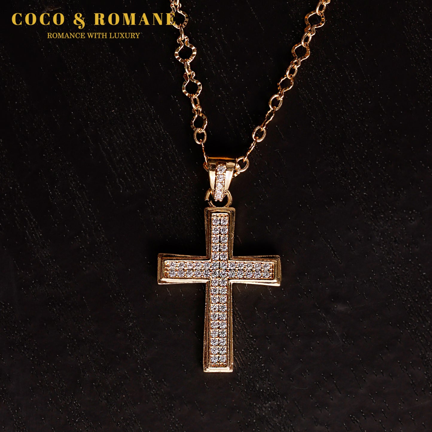 22KT GOLD CROSS PENDANT