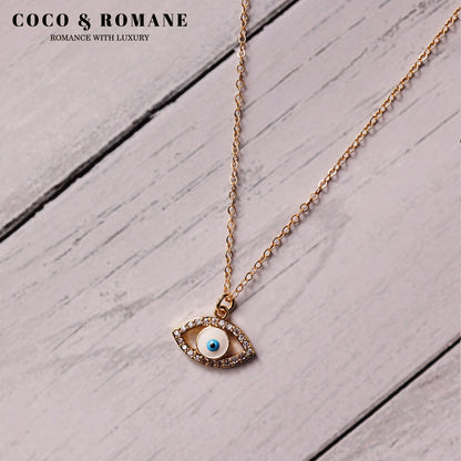 22KT GOLD EVIL EYE PENDANT